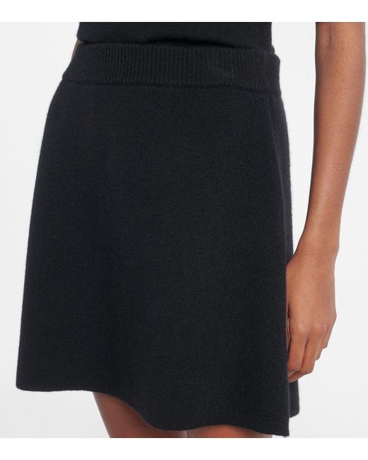 Mini-Jupe Clare En Cachemire Lisa Yang en coloris Black