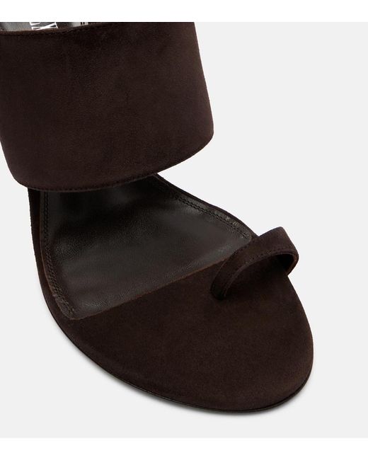 Paris Texas Black Lidia 105 Suede Sandals