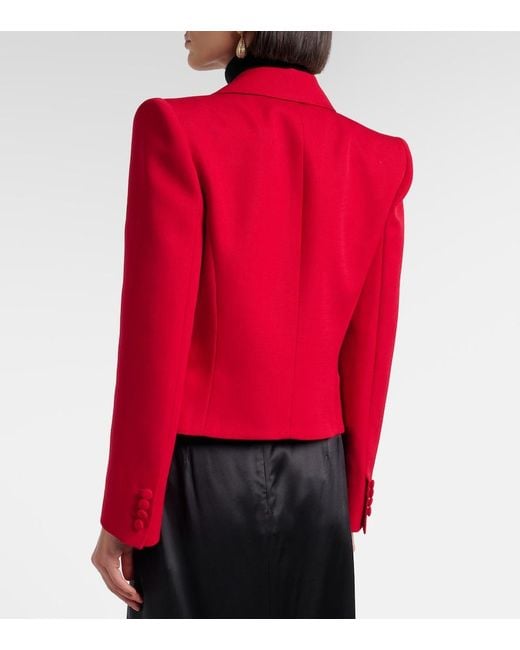 Valentino Red Virgin Wool Blazer