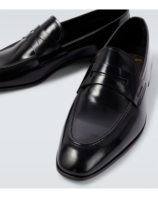 Church's Black Maesteg Leather Penny Loafers for men