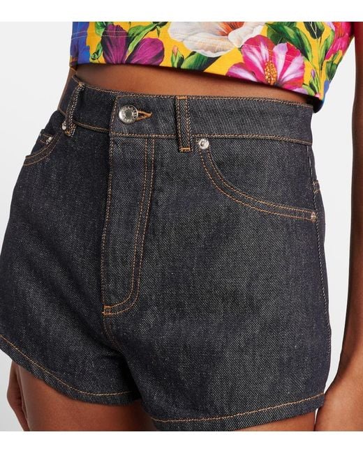 Dolce & Gabbana Blue Denim Shorts