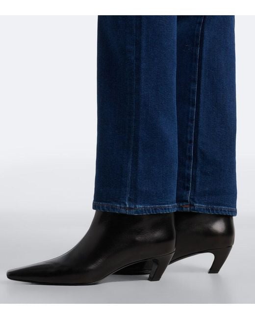 7 For All Mankind Blue Slim Skinny Jeans