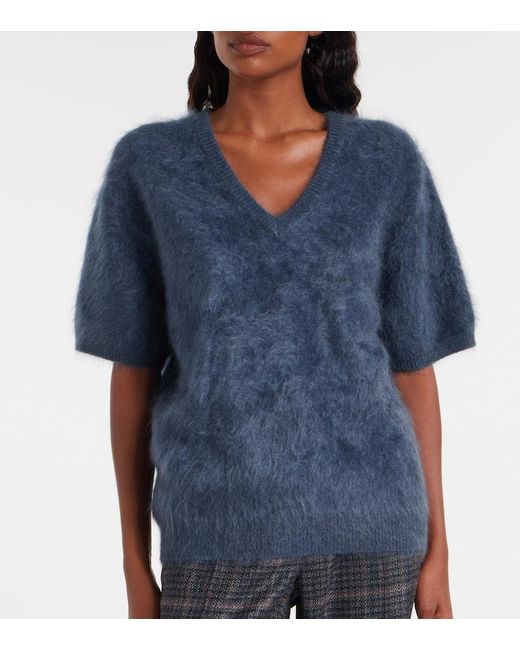 Lisa Yang Blue Pullover Lovisa Aus Kaschmir