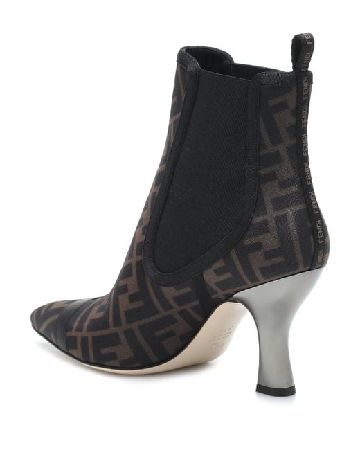 Fendi tronchetto bootie sale