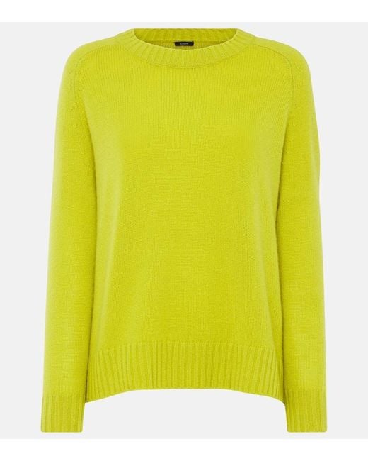 Joseph Yellow Cashmere Sweater