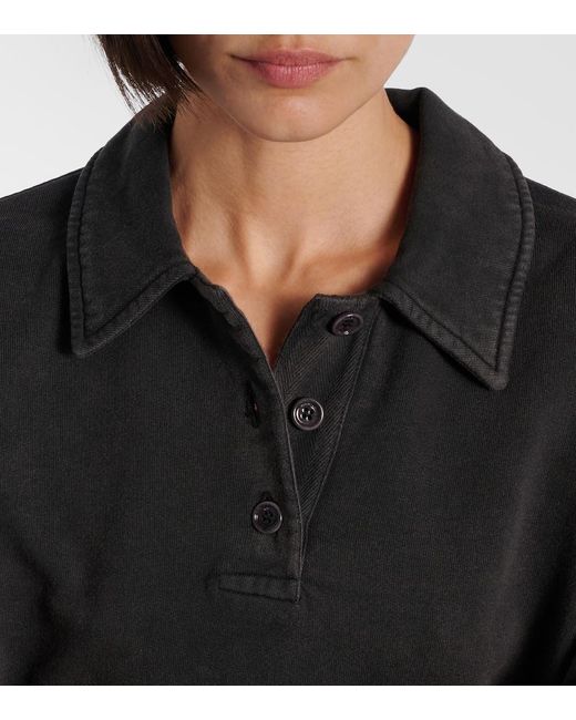 J.W. Anderson Black Cotton Polo Sweatshirt