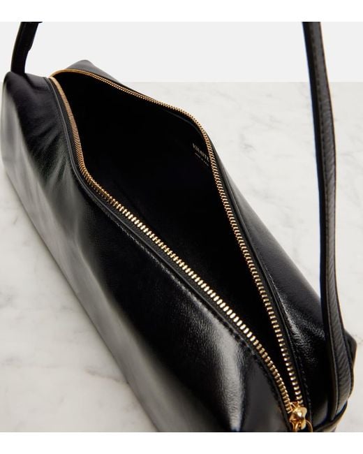 Khaite Black Kye Micro Leather Shoulder Bag