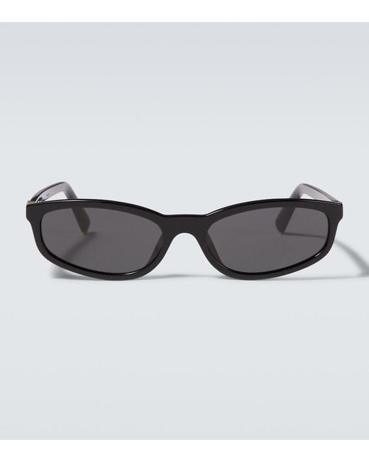 Miu Miu Gray Oval Sunglasses for men