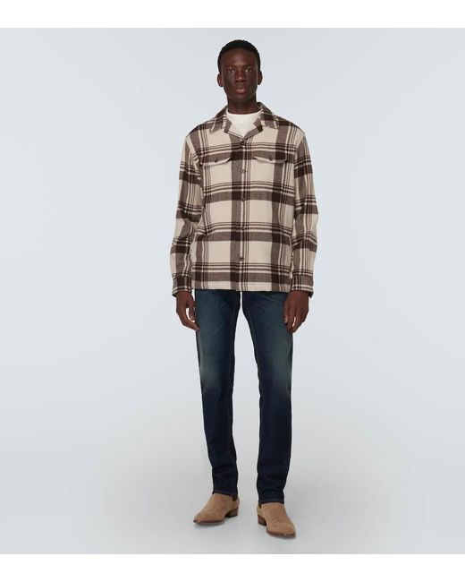 Camicia in lana di Polo Ralph Lauren in Multicolor da Uomo