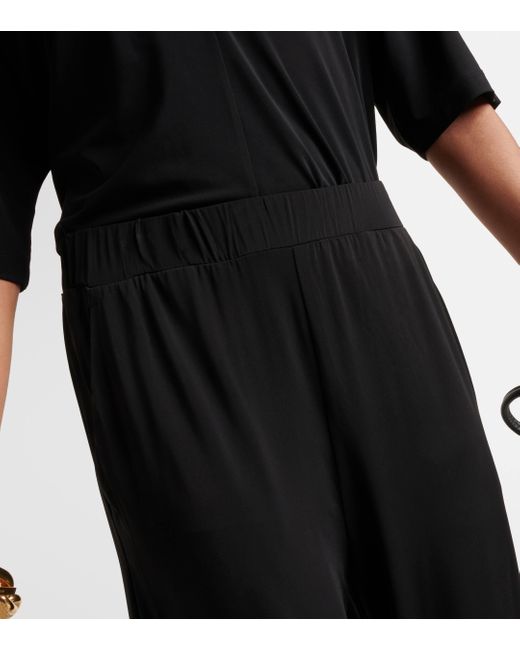 Pantalon ample Ring en crepe Max Mara en coloris Black