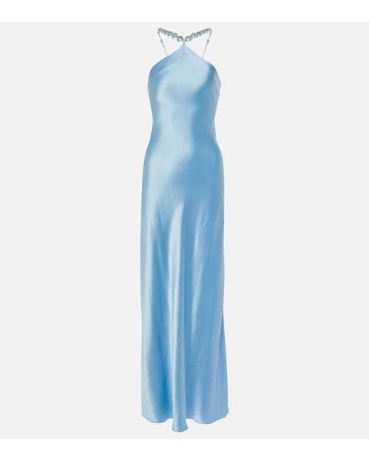 Abito Lungo Cadence di Staud in Blue