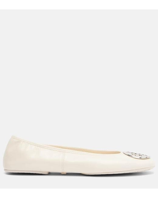 Ballerine Reva Travel di Tory Burch in Natural