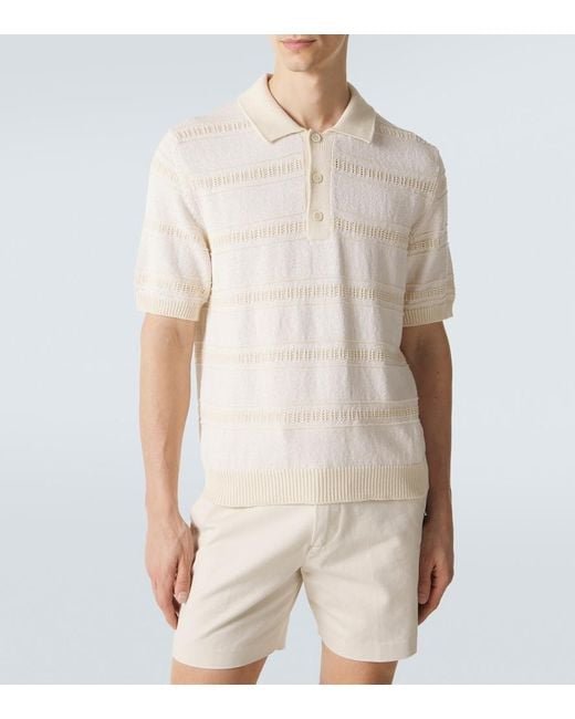 Lardini Natural Cotton Polo Shirt for men