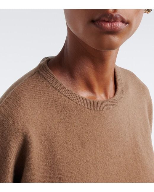 Extreme Cashmere Brown N°493 Paolo Cashmere-Blend Sweater