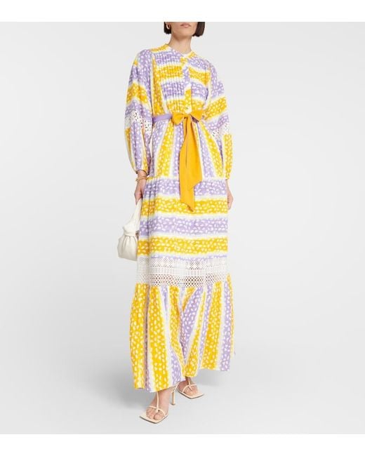 Diane von Furstenberg Metallic Maxi Dress