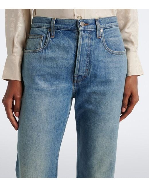Gucci Blue Faded Straight Jeans