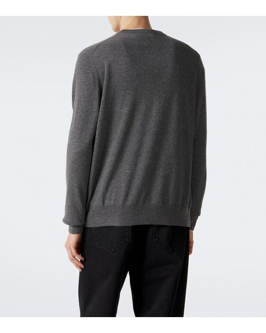 arch4 Gray Mr Harrison Cashmere Sweater for men