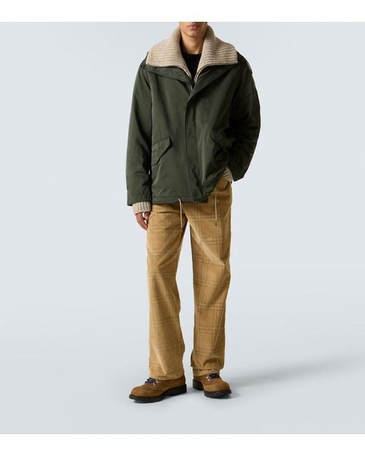 Burberry Green Hooded Jacket for men