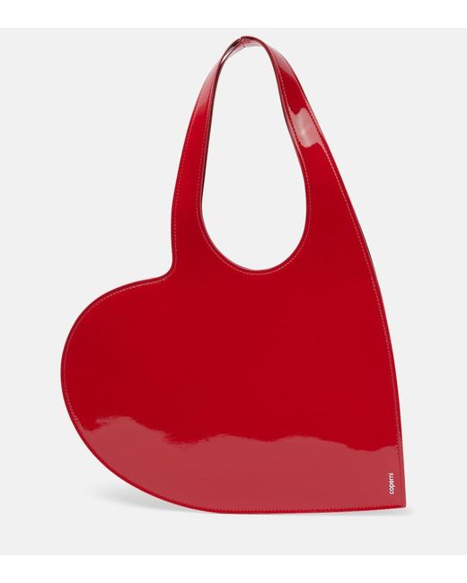 Coperni Heart Mini Tote Bag in Red | Lyst