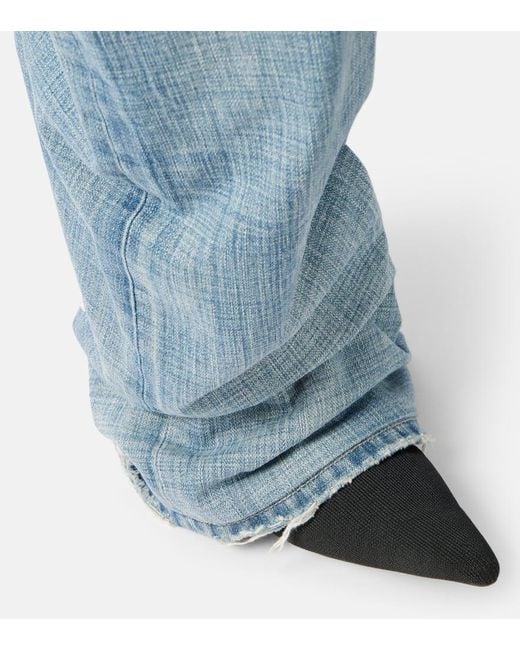 Balenciaga Blue New Flex 90 Denim Pantaboots