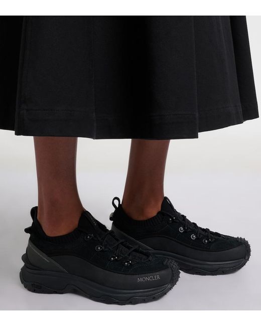Moncler Black Trailgrip Lite3 Sneakers