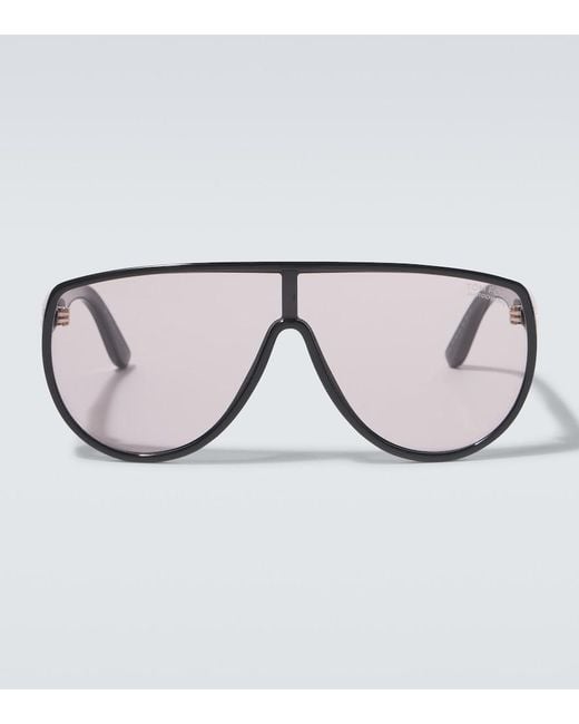 Tom Ford Brown Achilles Aviator Sunglasses for men