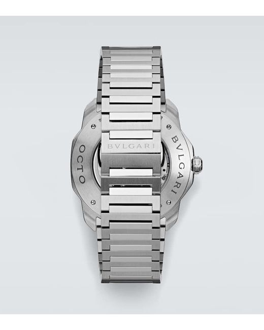 BVLGARI Uhr Octo Roma in Metallic für Herren