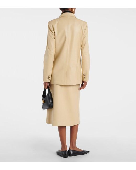 Joseph Natural Jacques Leather Blazer