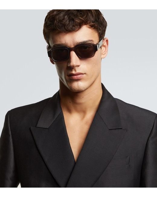 Dior Gray Dior Oblique S2I Rectangular Sunglasses for men