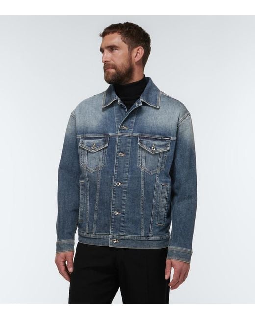 Dolce & Gabbana Blue Denim Jacket for men