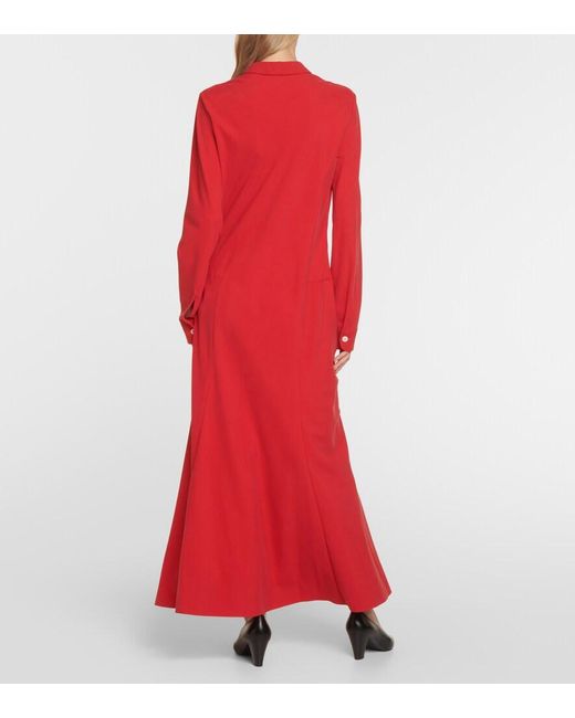 The Row Red Myra Dress