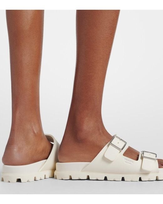 Prada Natural Sandalen