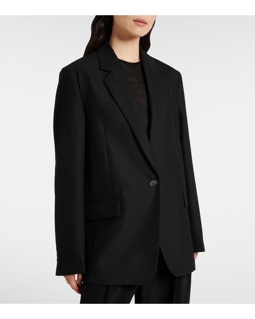 Totême Black Single-Breasted Blazer