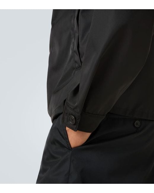 Prada Blouson Aus Re-Nylon in Black für Herren