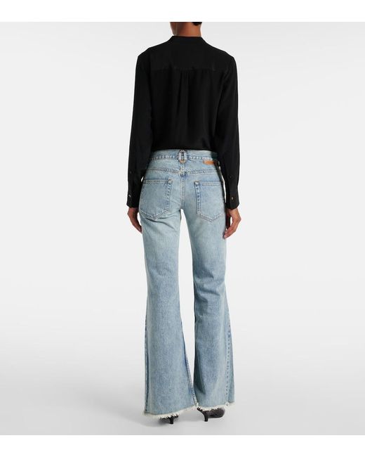 Stella McCartney Blue High-Rise Slim Jeans