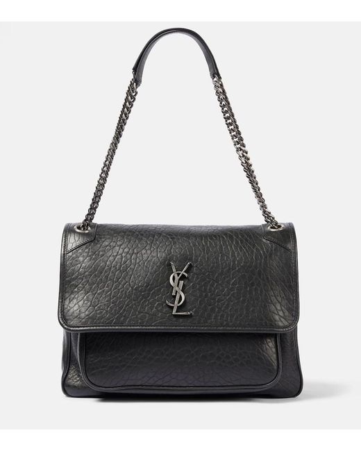 Saint Laurent Black Schultertasche Niki Large Aus Leder