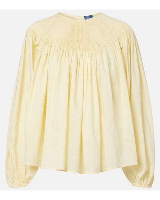 Polo Ralph Lauren Natural Cotton Blouse