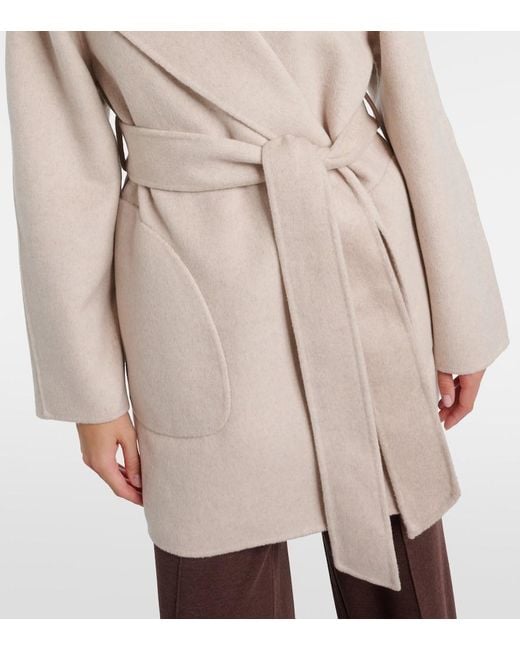 Varley Natural Edgemere Wool-Blend Wrap Jacket