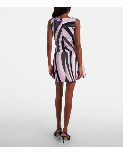 Emilio Pucci Pink Iride Minidress