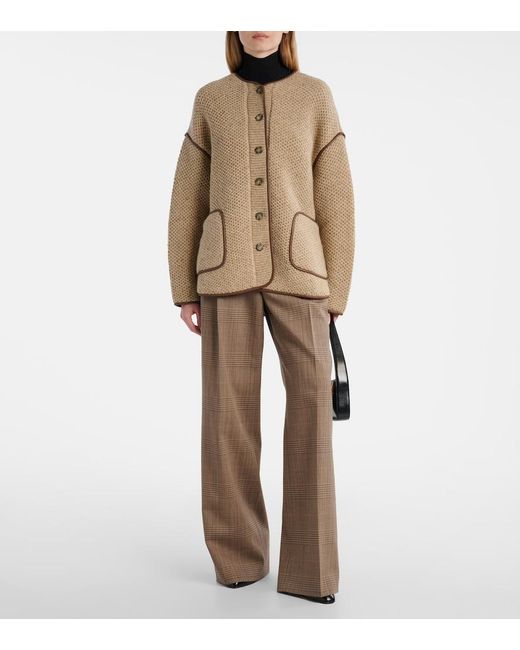 Altuzarra Natural Medrano Wool-Blend Jacket
