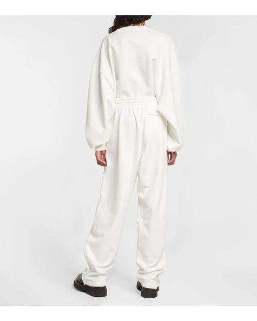Wardrobe NYC White X Hailey Bieber Hb Cotton Fleece Sweatpants