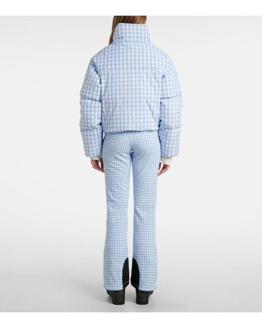 CORDOVA Blue Cortina Gingham Down Ski Jacket