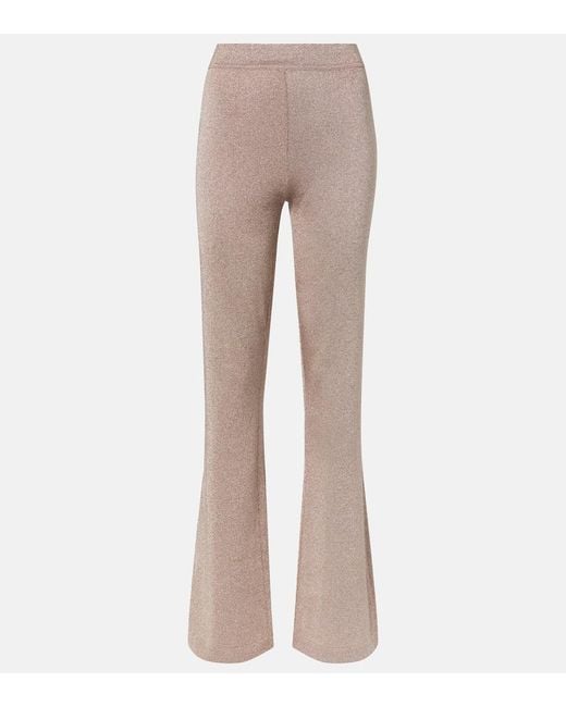 Missoni Pink Lame Flared Pants