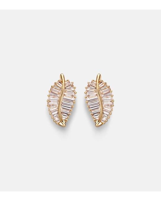 Anita Ko White Ohrringe Small Aus 18Kt Gelbgold Mit Diamanten