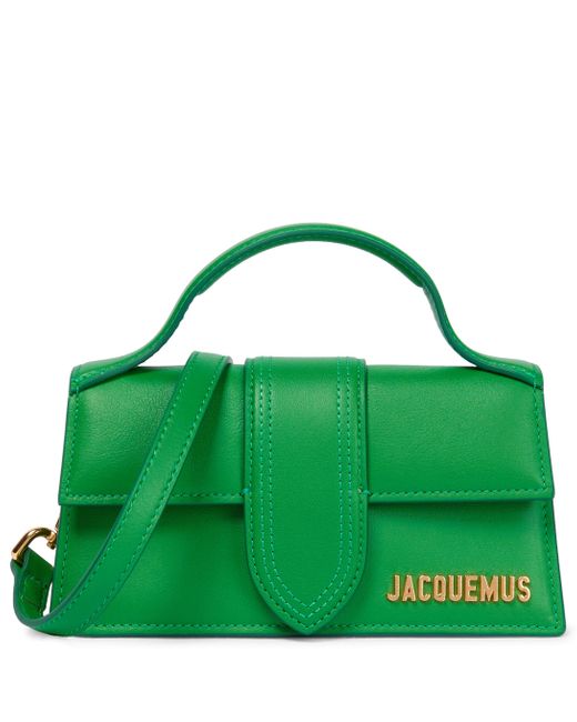 Jacquemus Le Bambino Leather Shoulder Bag in Green | Lyst