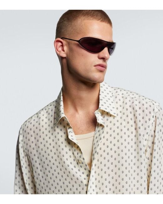Tom Ford Purple Brady-02 Shield Sunglasses for men