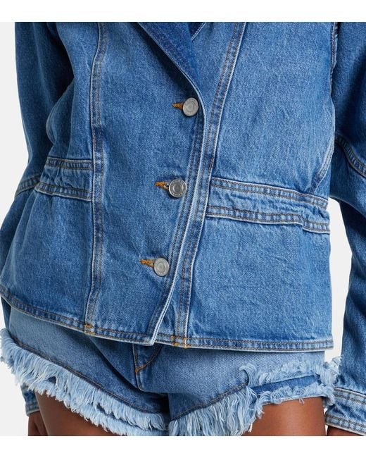 Isabel Marant Blue Dolie Denim Jacket