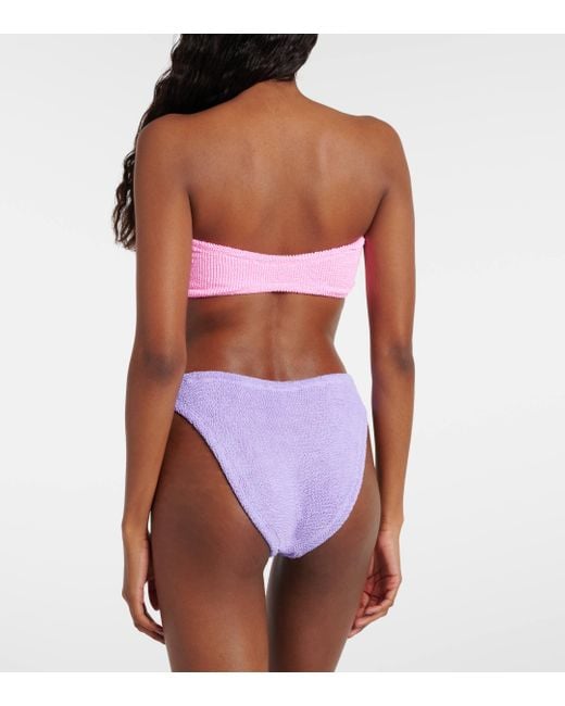 Bikini Duo Nicole Hunza G en coloris Purple