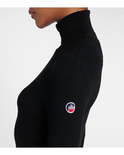 Fusalp Black Ancelle Turtleneck Sweater