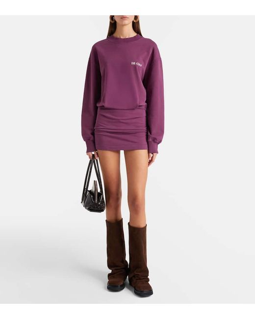 The Attico Brown Robin Suede Knee-High Boots